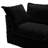 Transform Your Space With The Ultimate Modular Armless Sofa In Luxurious Black Corduroy