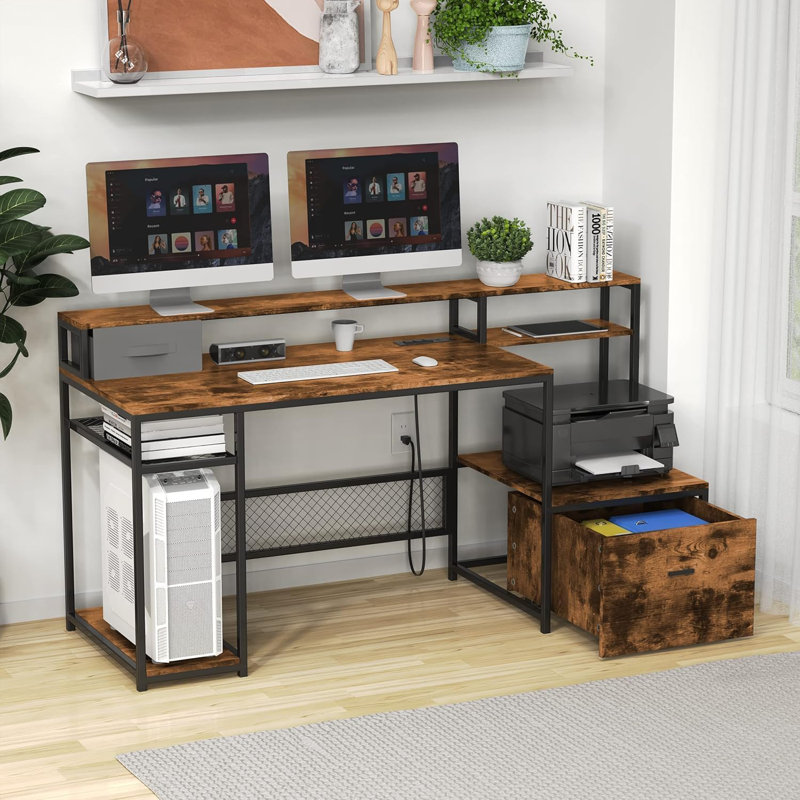 Bureau d'ordinateur 66 "avec chaise Ofice