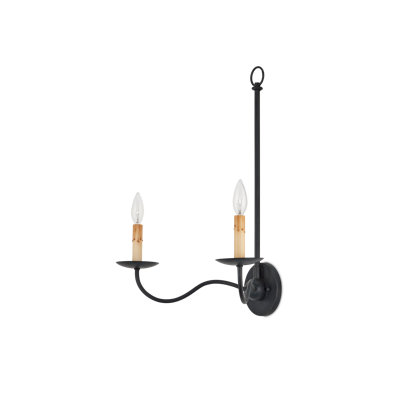 Saxon 2 - Light Candle Wall Light