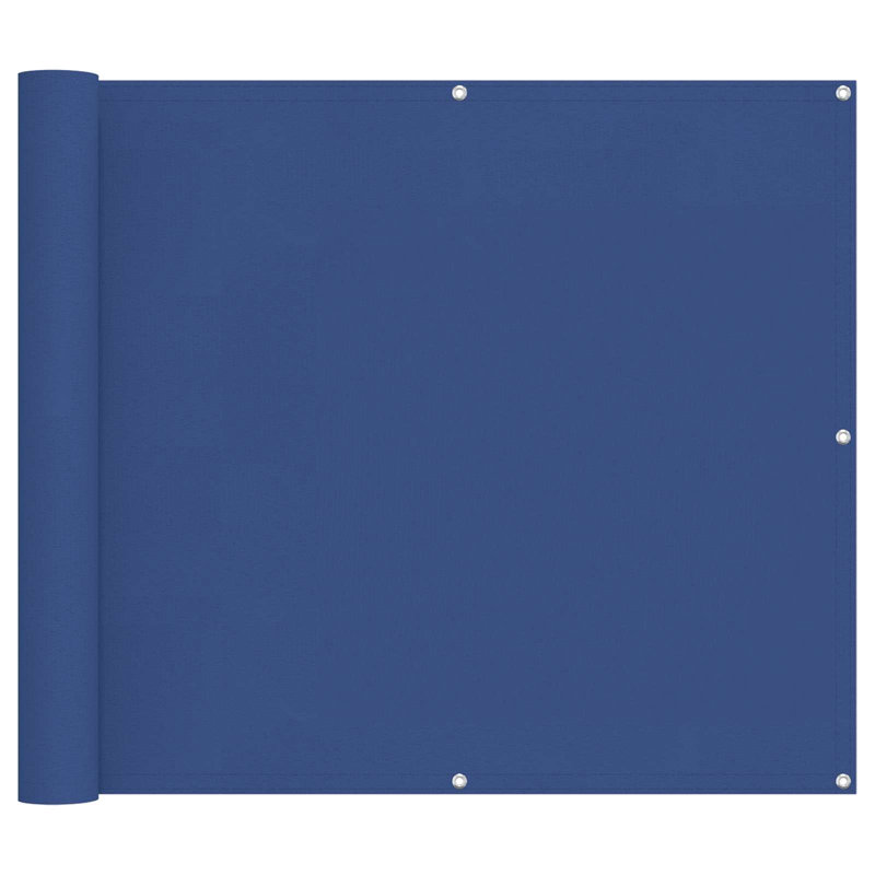 Vidaxl Balcony Screen Outdoor Privacy Screen Fence Patio Screen Oxford Fabric, 700cm W x 100cm D, Blue