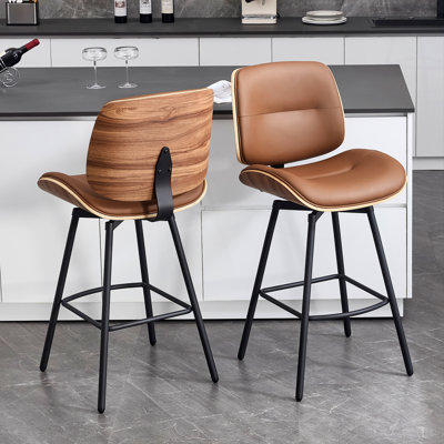 Swivel Upholstered Counter Stool