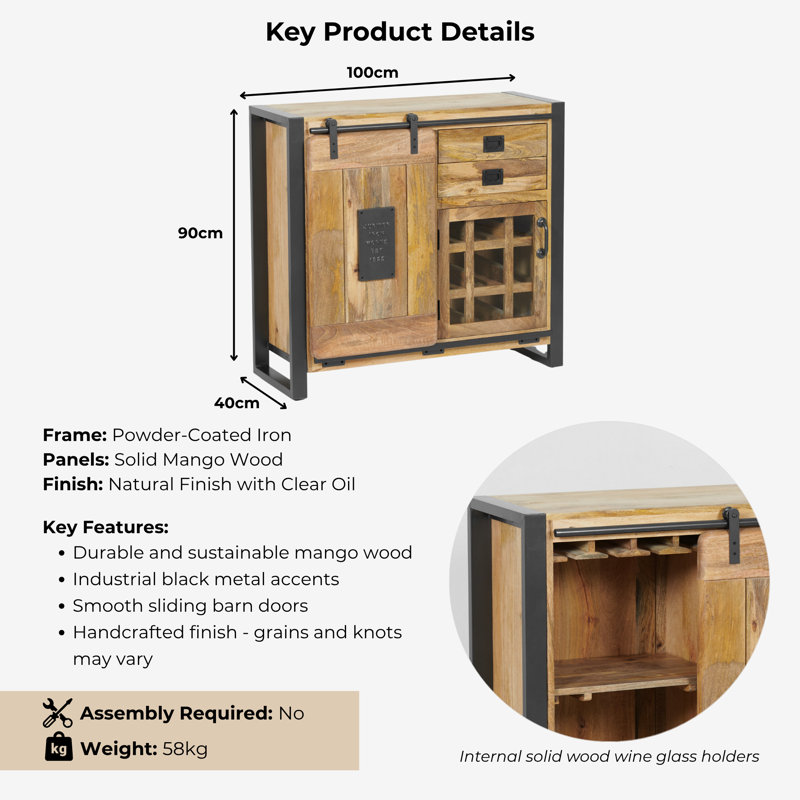 Everard 100cm Mini Bar