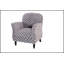 Fauteuil d'appoint rembourré avec pieds en bois-93611480