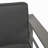 CAPE CORAL OUTDOOR PATIO GRAY ALUMINUM 4PCS CHAT SET