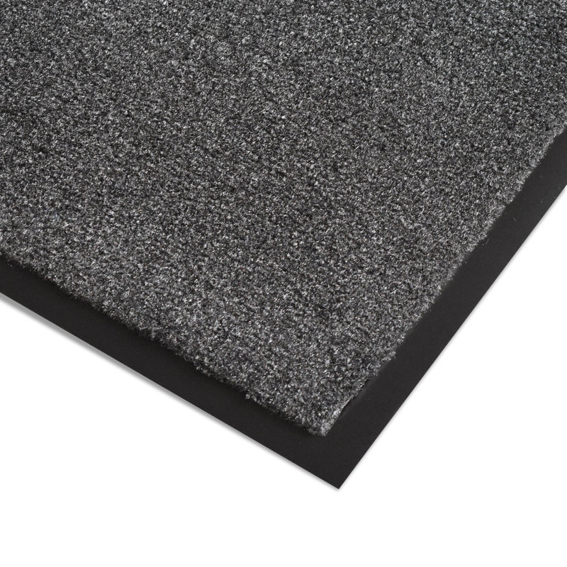 Lebo Non-Slip Outdoor Doormat, Rectangle 2' x 3', Charcoal