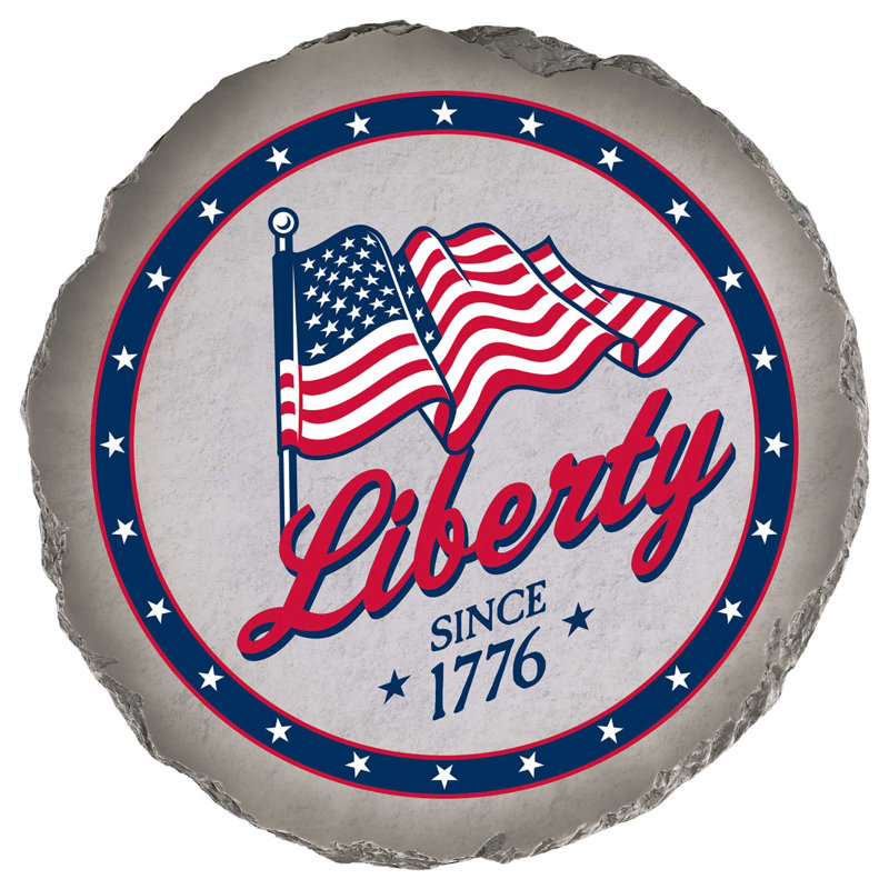 Pierre de jardin Liberty Since 1776
