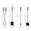 Ensemble d’outils de cheminée à base ronde 4 pièces Odriscoll-536413946