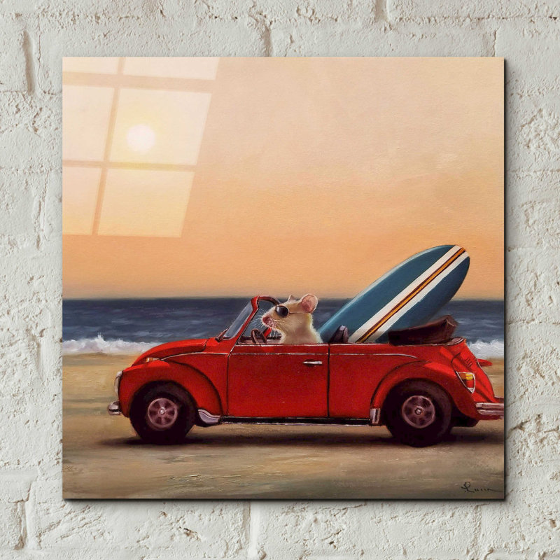 Beach Bound - impression sans cadre, H 12 po x l 12 po x P 0,13 po