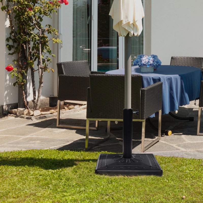 22 lb Base de parasol autoportante en plastique