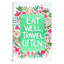 Eat Travel White by Cat Coquillette - Wrapped Canvas Print-50018828