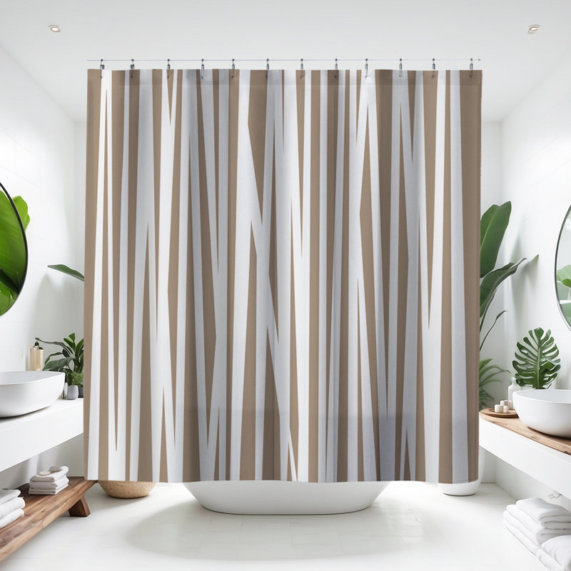 Coco Shower Curtain, Beige