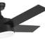 Ventilateur de plafond à DEL 44 po avec pales en ABS noir