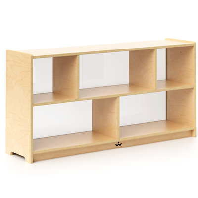 3 Compartment Manufactured Wood Shelving Unit
