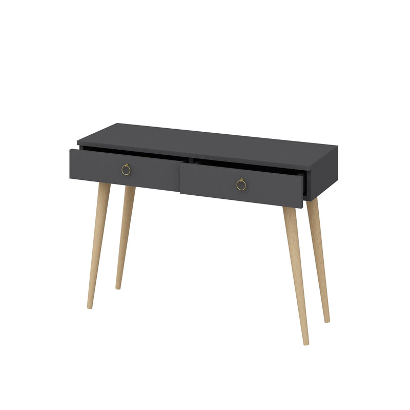 Console Table, 33.9" H x 39.4" W x 13.8" D, Black