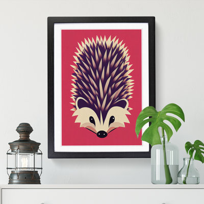 Bodenhamer Hedgehog Pop Art - Picture Frame Print