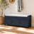 Linen Blend Upholstered Storage Bench-498423901