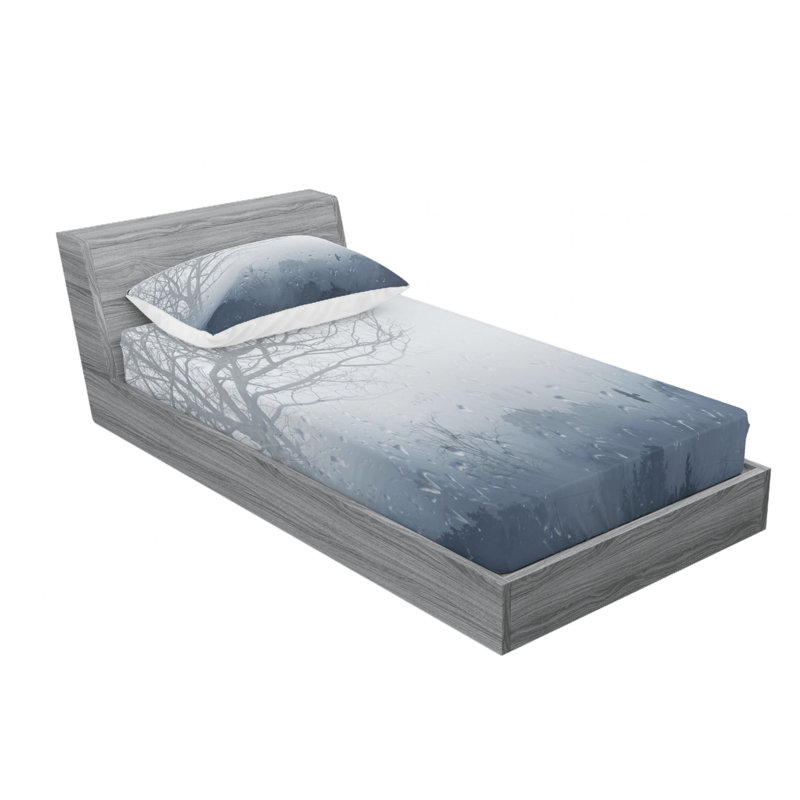Microfiber Sheet Set, Twin Sheet Set with Fitted Sheet and 1 Pillowcase