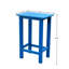Lake Blue HDPE Adirondack Bar Height Patio Set with Table and 2 Chairs