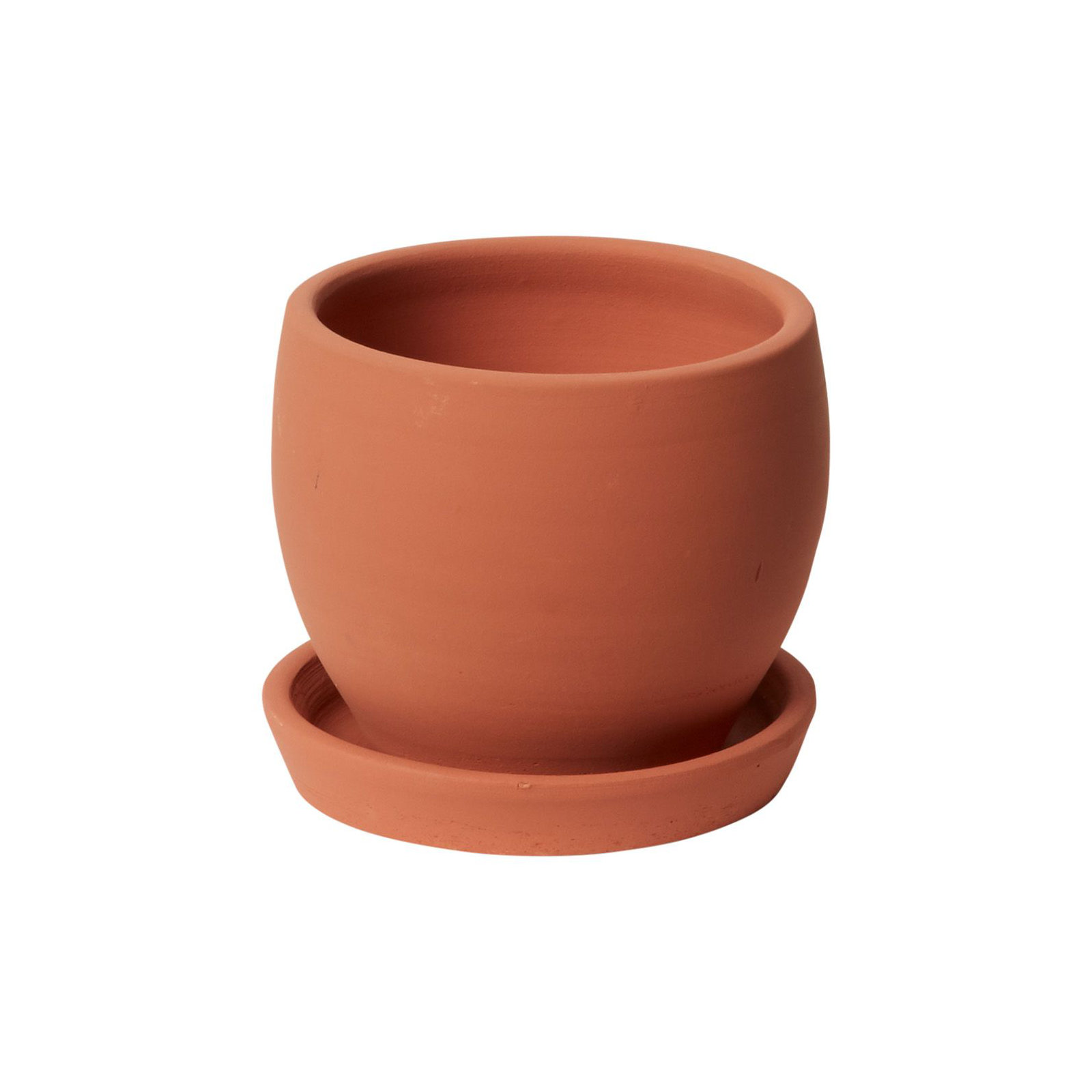 Elisabeth Handmade Ceramic Pot Planter, 5" H x 4.75" W x 4.75" D