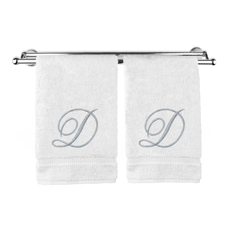 Super Plush Washcloth, White/Silver, D