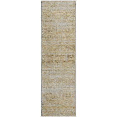 Premium Machine Washable Gerardo Gold Rug