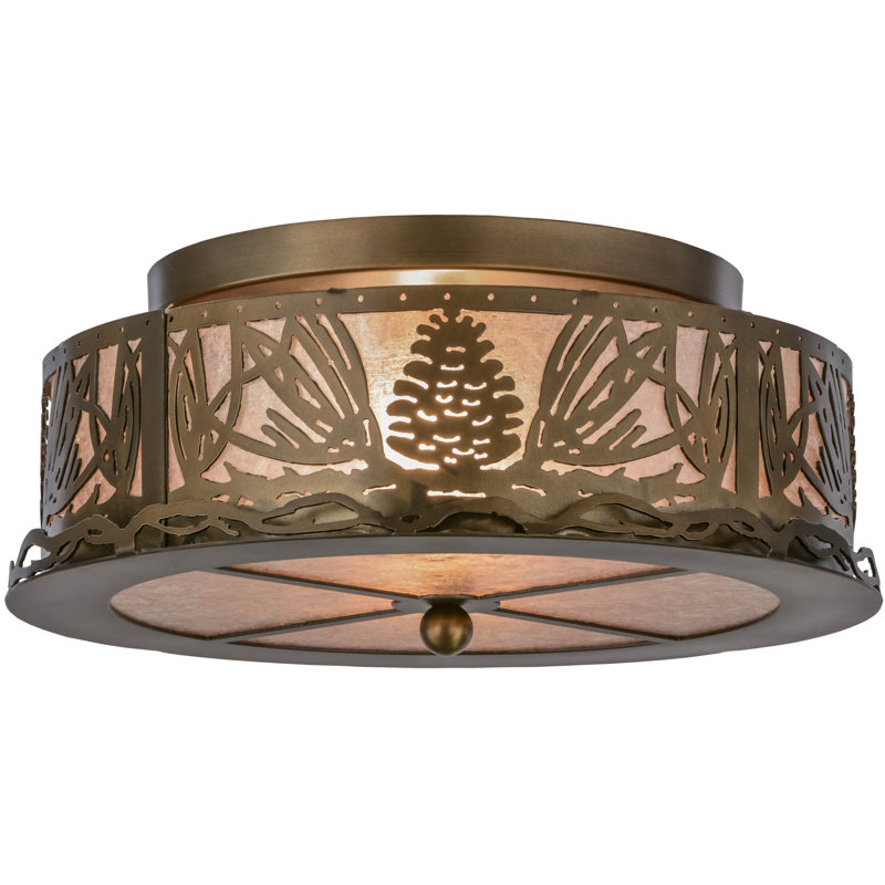 Mountain Pine 2 - Light Flush Mount