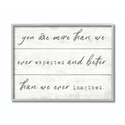 «more than we "inspiration word design" par daphné polselli-impression sur image