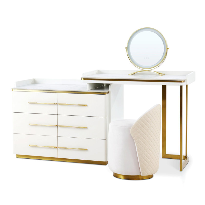 Ensemble coiffeuse 6 tiroirs Chiltern