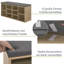 10 Pair Shoe Storage Bench-666386795