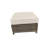 Sectional Wicker Ottoman