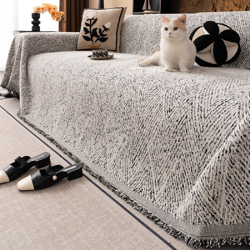  Nayoroom Non Slip Couch Cover Sofa Covers For Cushion Couch Washable Sectional Couch Covers For Dogs Pet Furniture Protector Couch Cover Blanket For Living Room 