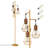 Crevan 65" Dimmable Rattan Tree Floor Lamp With 3 Bulbs Included-1252041314