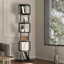 Bibliothèque rotative à 6 niveaux avec plaque en acrylique, support de plancher multifonctionnel pour le salon et le bureau, base anti-bourre-1309676411-1309676408