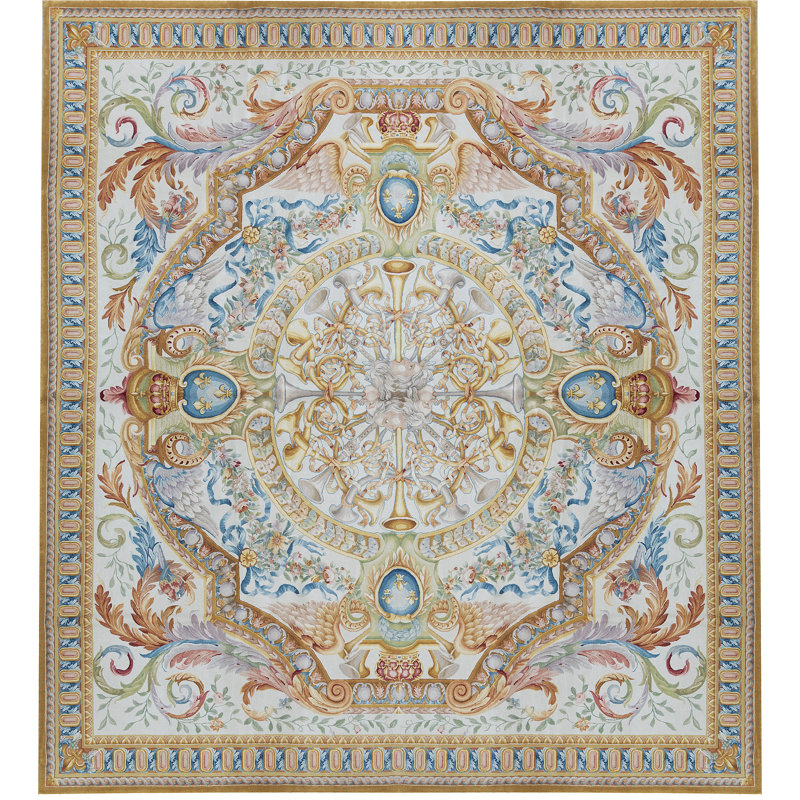 Savonnerie One-of-a-Kind 11'1" X 12' Area Rug