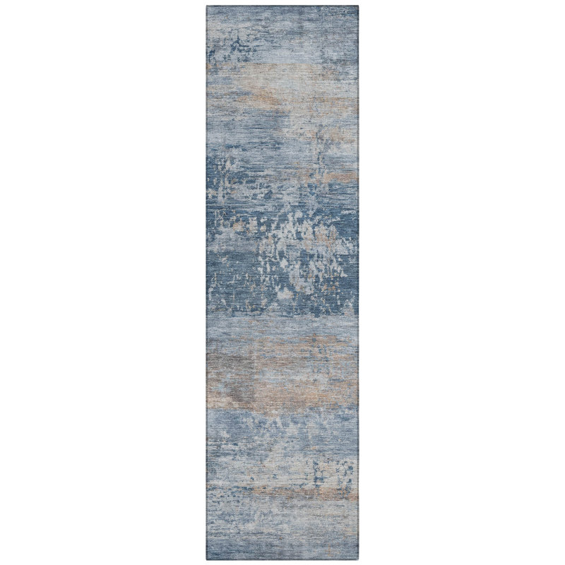 Machine Washable Indoor/Outdoor Meredith ACN2146 Abstract Rug, Runner 2'3" x 7'6"