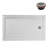 Streamline 60 in. x 36 in. Corner Acrylic Shower Base in Matte White with Right Hand Drain, Drain Included-118934455