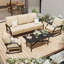 Patio Rattan Conversation Bistro Set With Coffee Table-262021174