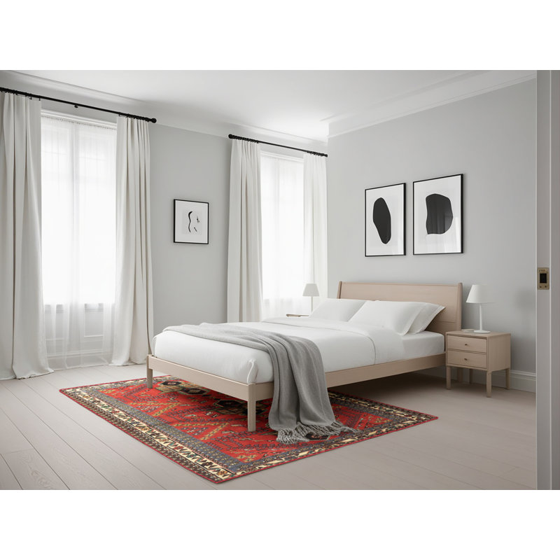 Oriental Indoor Rug, Rectangle 5' x 7'