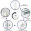 Frosted Glass Sliding Closet Doors With Installation Hardware Kit-100350979