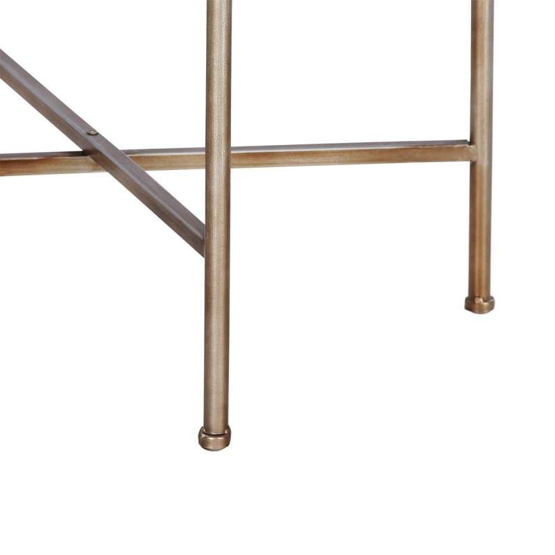 Foulton Tray Top Trestle End Table