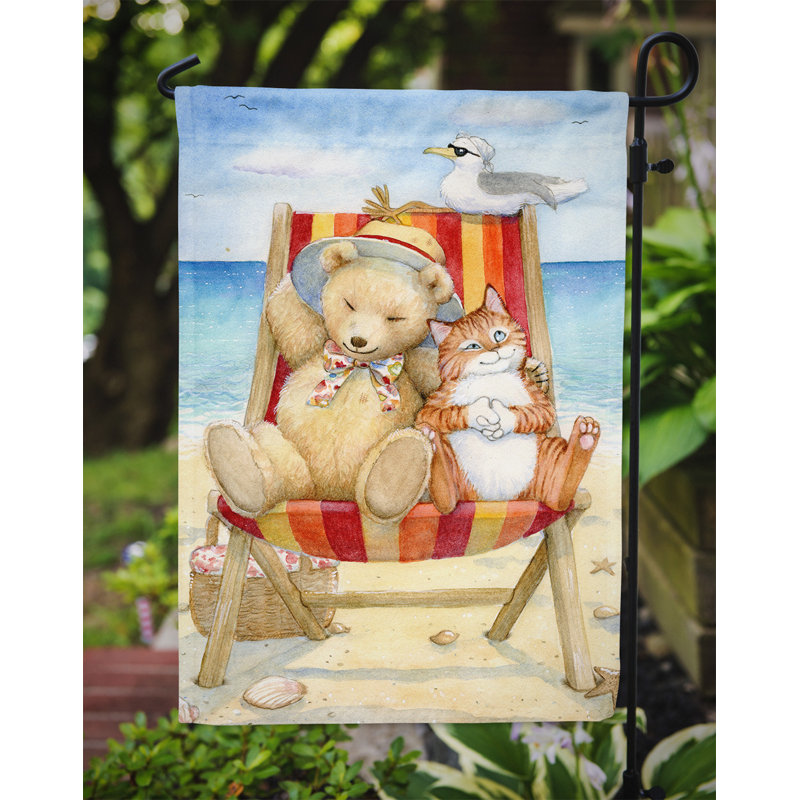 Double Sided Polyester Animal Garden Flag, 15" H  x 11" W