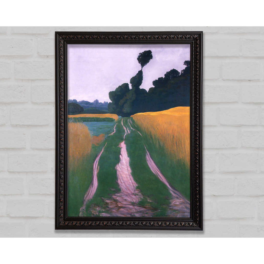 Felix Vallotton Landschaft im Regen Gerahmter Druck