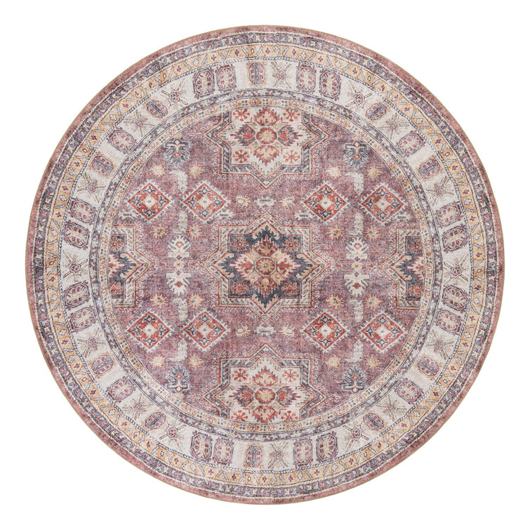 Mudgette Performance Chenille Floral Indoor Rug