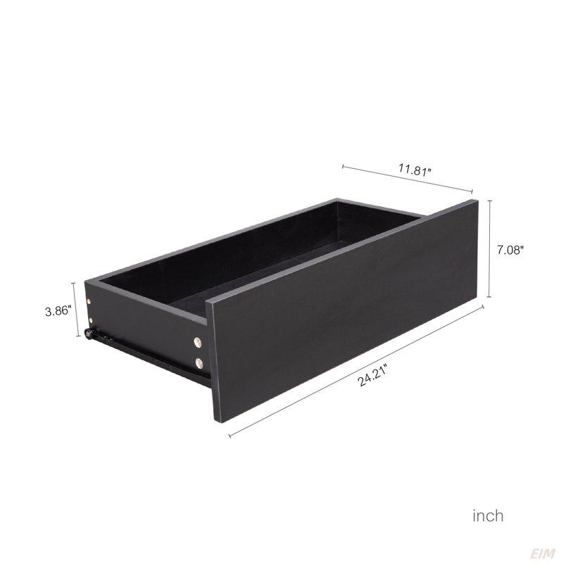 4 - Drawer Dresser, Black
