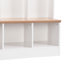 Portemanteau avec banc de rangement, banc de rangement ON-TREND, armoire à chaussures minimaliste avec rangement cubique et tablettes, portemanteau multifonctionnel avec 8 crochets pour les vestibules, vestibule, blanc (ANCIEN SKU: N721S000021K)