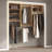 Medium Hanging Closet Unit Closet System-105886683-105886689