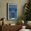 Blue Barn Study Geometric - Wrapped Canvas-1873580956-1873580953