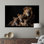 Reproduction sur toile Modern Modern Family: Elegant Animal Decor, 1P Toile tendue