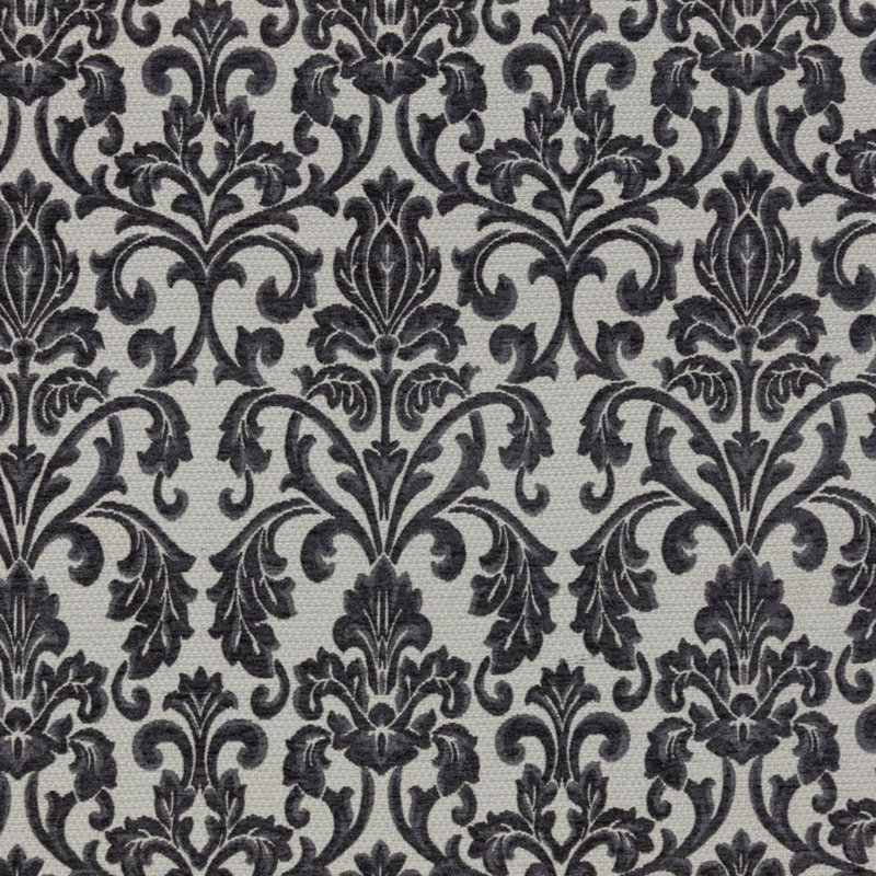 Tissu tivoli damassé Suite, Ardoise