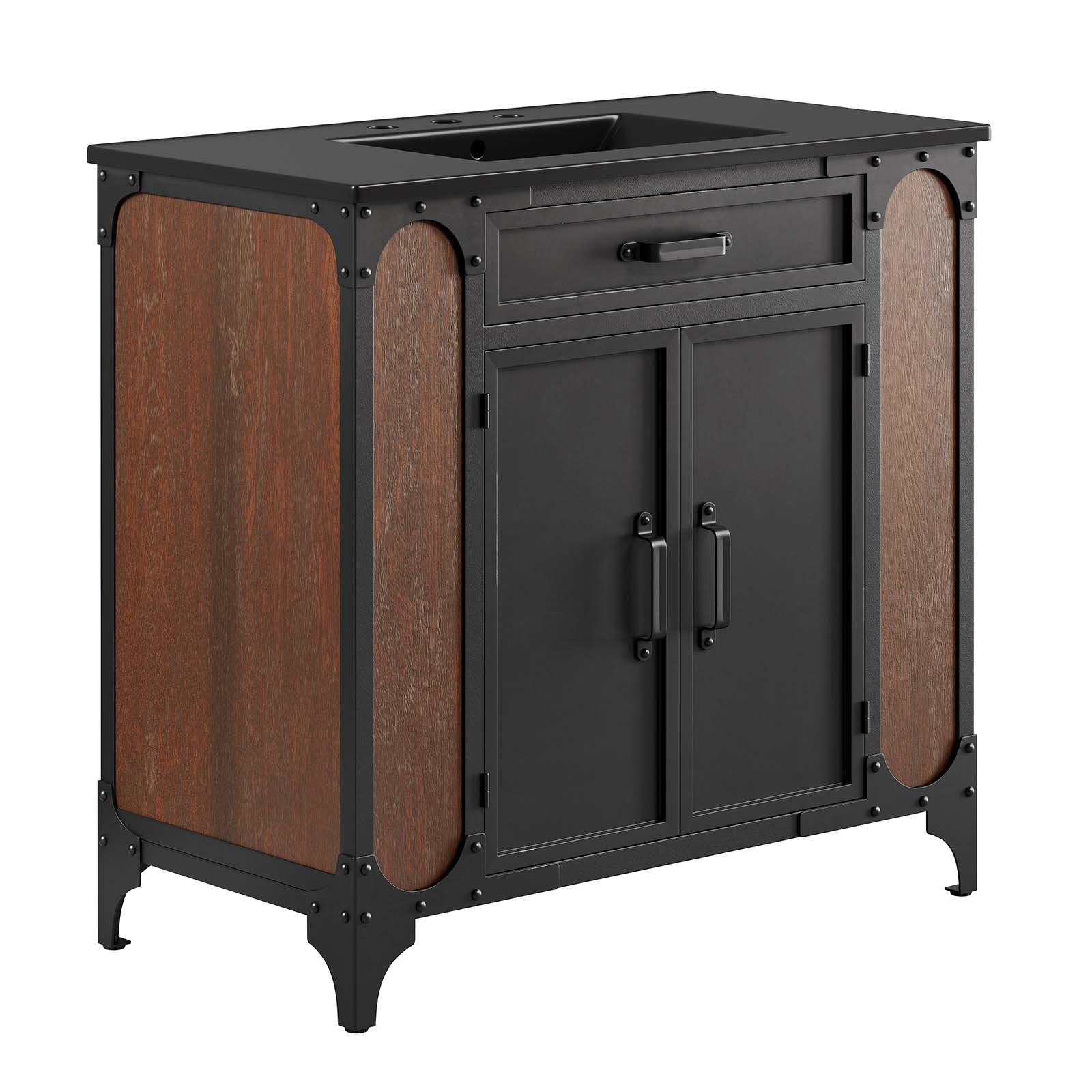 Williston Forge Johnniel 36'' Single Bathroom Vanity with Manufactured ...